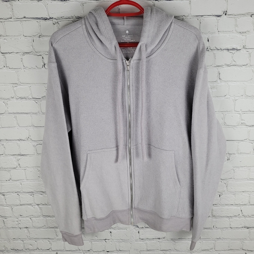 SOFT SERVE | full zip original cloud cotton hoodie